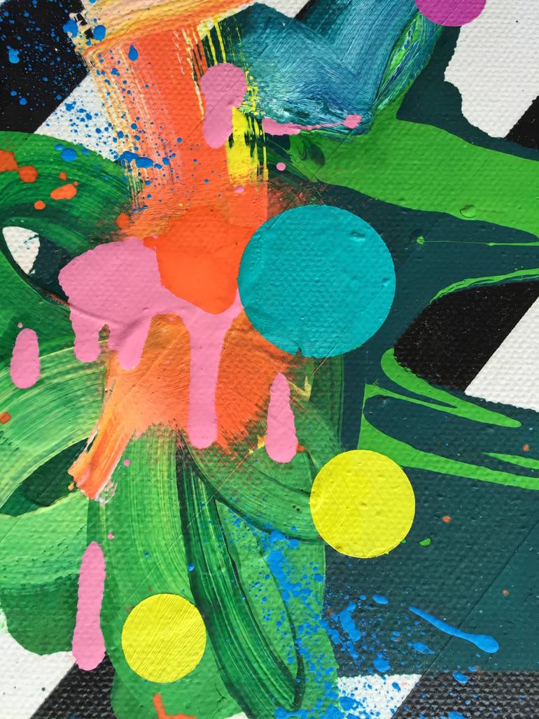 Original Abstract Expressionism Abstract Painting by James Tebbutt