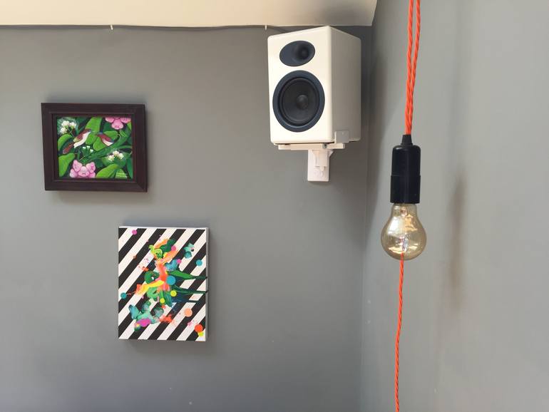 Original Abstract Expressionism Abstract Painting by James Tebbutt