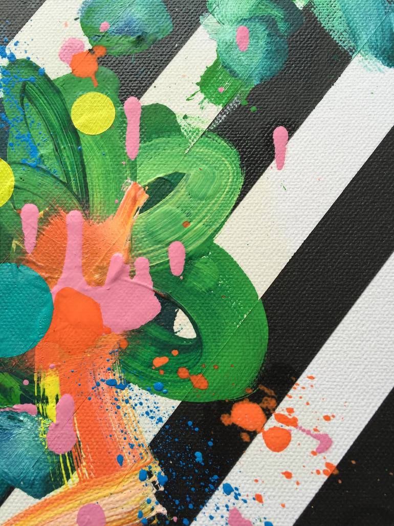 Original Abstract Expressionism Abstract Painting by James Tebbutt