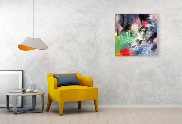 Original Abstract Expressionism Abstract Painting by Lulu Sarina