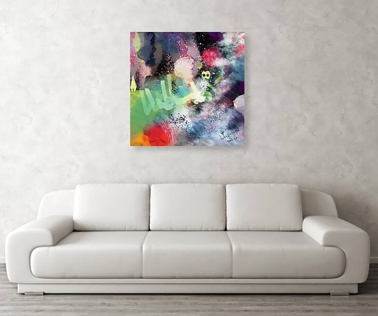 Original Abstract Expressionism Abstract Digital by Lulu Sarina