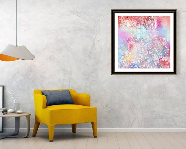 Original Abstract Expressionism Abstract Painting by Lulu Sarina