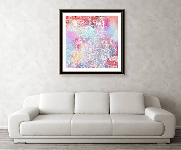Original Abstract Expressionism Abstract Painting by Lulu Sarina