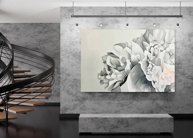 Original Floral Painting by Lucia Hawa