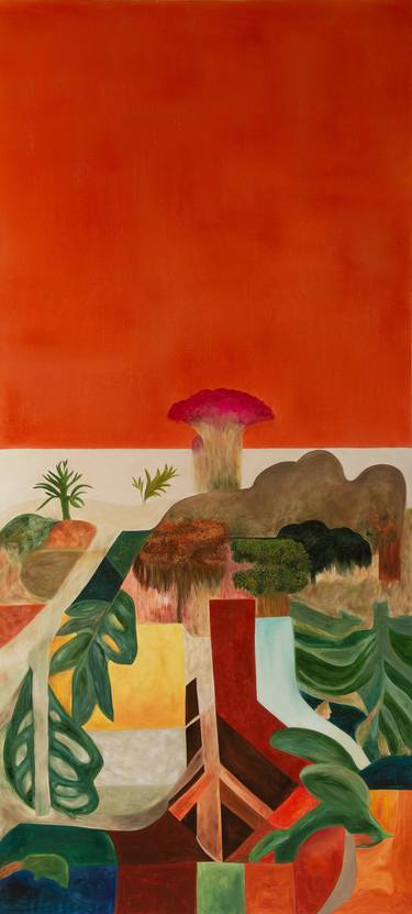 Original Abstract Nature Paintings by Julia Martins Miranda