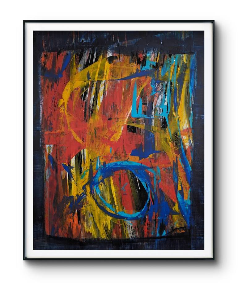 Original Expressionism Abstract Painting by Christian Lehmann