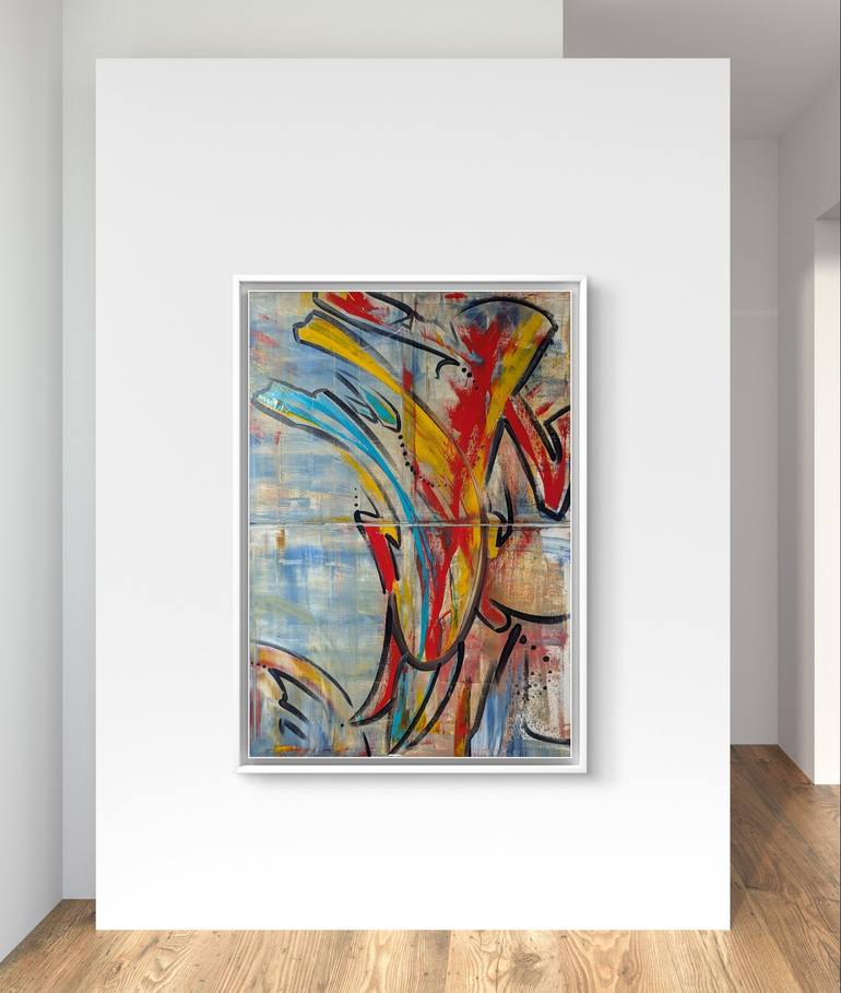 Original Expressionism Abstract Painting by Christian Lehmann
