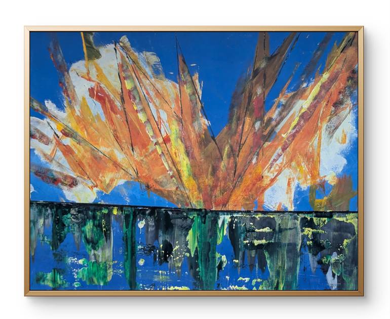 Original Modernism Abstract Painting by Christian Lehmann