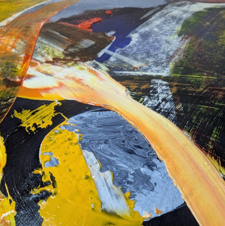 Original Modernism Abstract Painting by Christian Lehmann