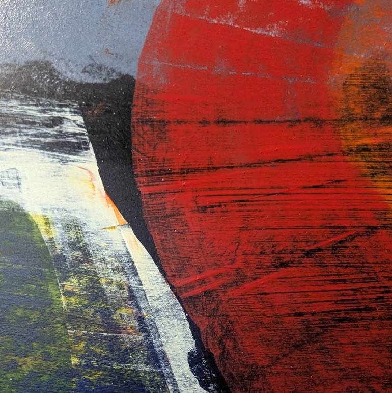 Original Modernism Abstract Painting by Christian Lehmann