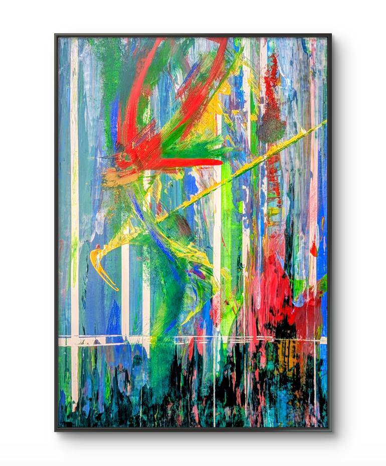 Original Modernism Abstract Painting by Christian Lehmann