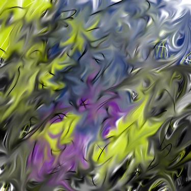 Original Abstract Expressionism Abstract Digital by Yehya Nofal
