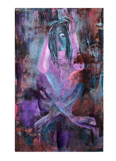 Original Abstract Women Mixed Media by Sol Curto