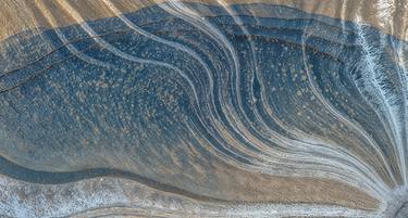 Original Abstract Beach Mixed Media by Valerie Hartman