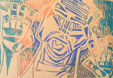 Print of Abstract Expressionism Men Printmaking by Denise Donnelly-Neill
