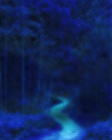 Original Abstract Landscape Mixed Media by Peter Watson