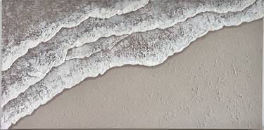 Original Abstract Beach Paintings by Monica Rotaru