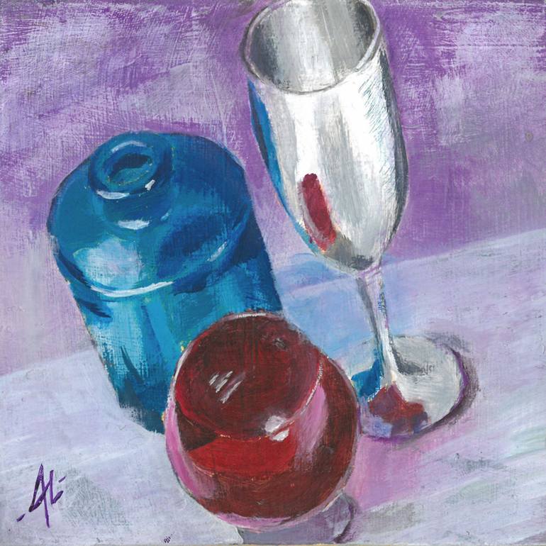 Original Contemporary Still Life Paintings by Alan Loach