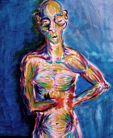 Original Expressionism Body Painting by Cassandra Millenial