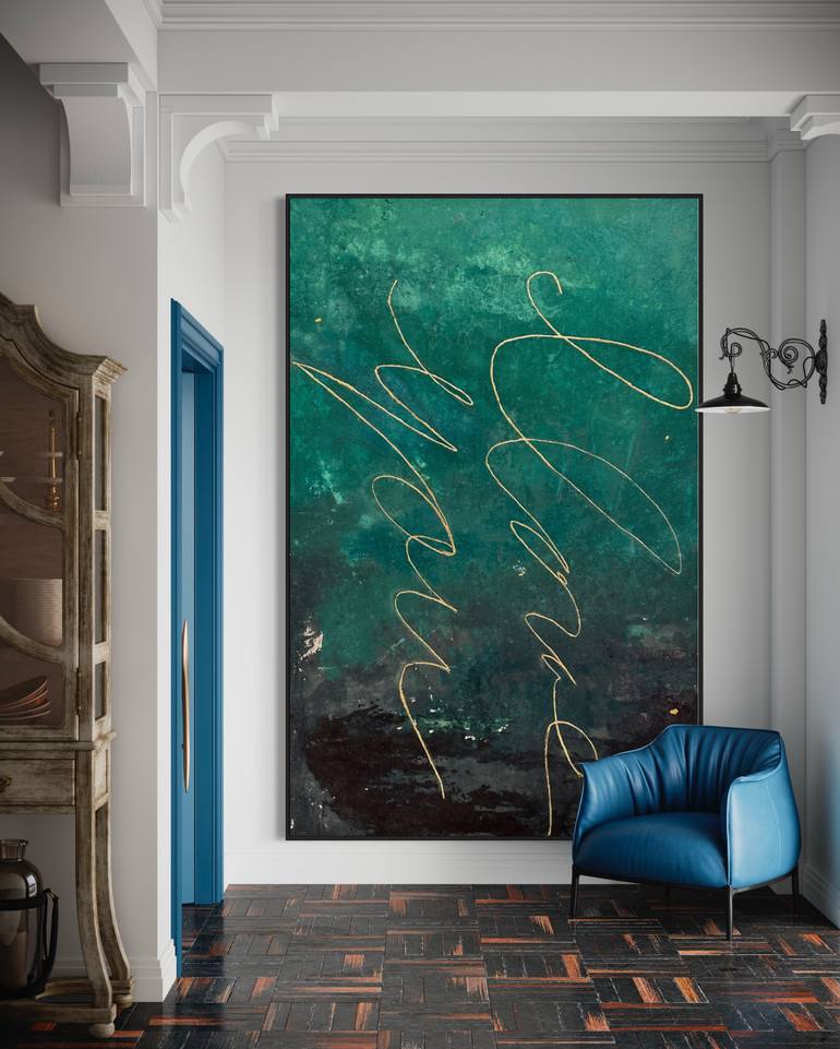 Original Abstract Expressionism Abstract Painting by Jason Demeo