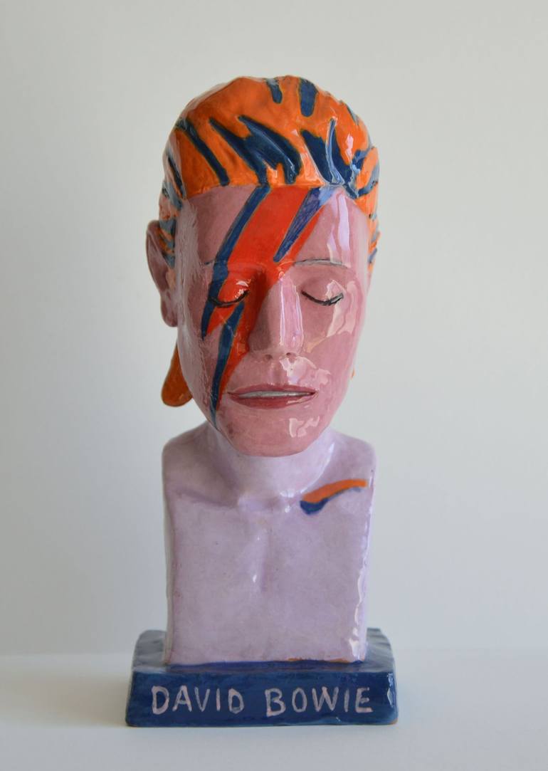 Original Pop Art Pop Culture/Celebrity Sculpture by Emilio Minotti