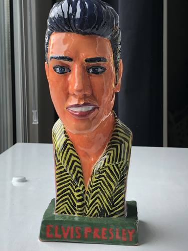 Original Pop Art Pop Culture/Celebrity Sculpture by Emilio Minotti