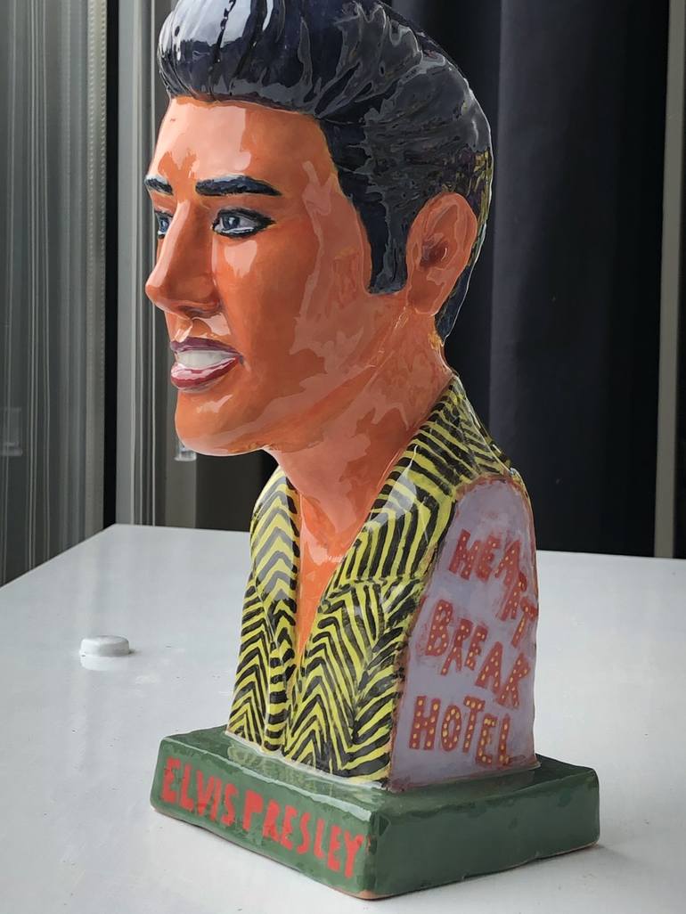 Original Pop Art Pop Culture/Celebrity Sculpture by Emilio Minotti