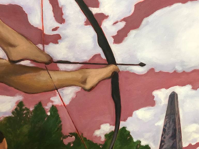 Original Figurative Classical Mythology Painting by Emilio Minotti