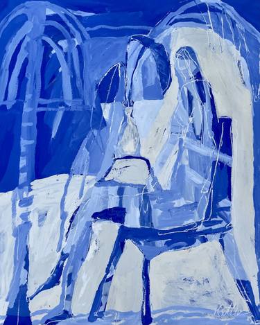 Original Figurative Abstract Paintings by Sylvie Kettle