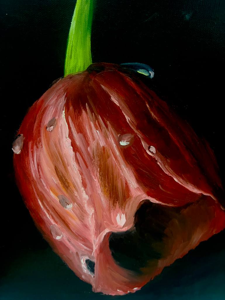 Original Classicism Botanic Painting by Vera Sp