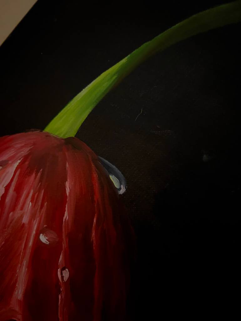 Original Classicism Botanic Painting by Vera Sp
