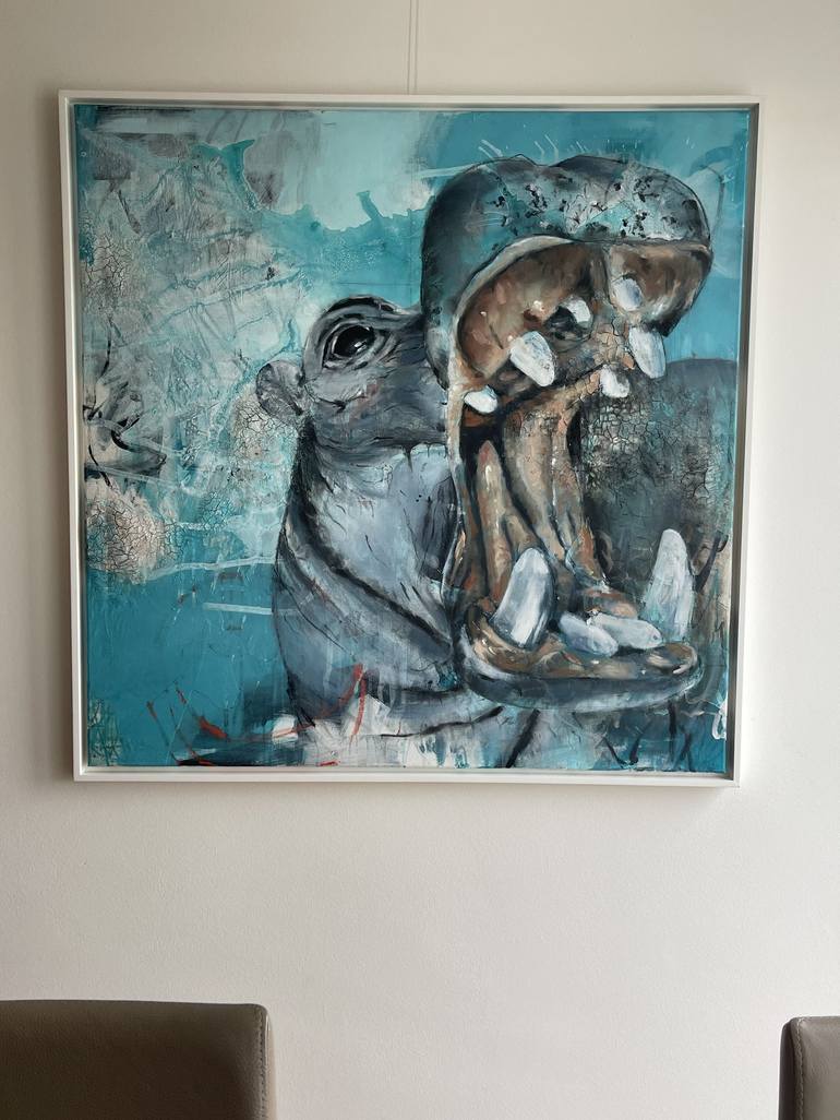 Original Contemporary Animal Painting by Silvia Lehmann