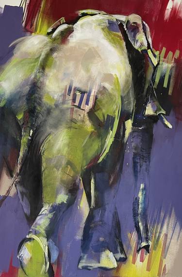 Original Expressionism Animal Paintings by Silvia Lehmann