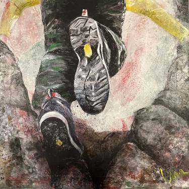 Original Expressionism Sports Paintings by Silvia Lehmann