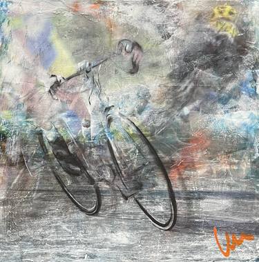 Original Expressionism Sports Paintings by Silvia Lehmann