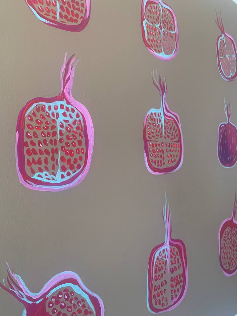 Original Algorithmic Botanic Painting by Munissa Guliyeva