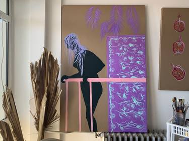 Original Art Nouveau Architecture Paintings by Munissa Guliyeva
