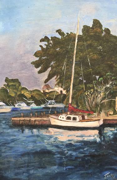Original Boat Paintings by Jim McGorty