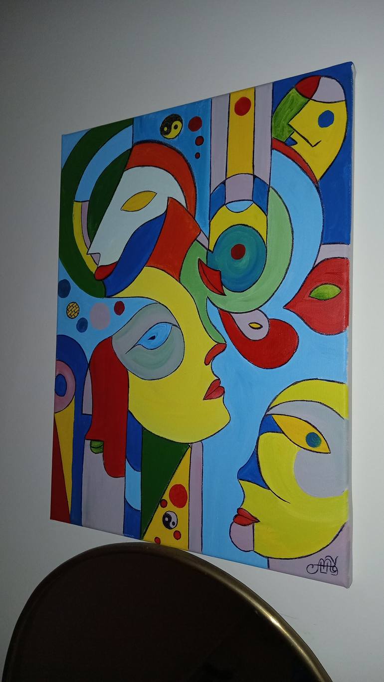 Original Abstract Painting by Oumayma ch
