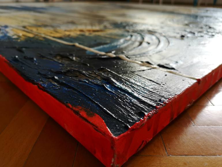 Original Abstract Expressionism Abstract Painting by Ivan Vilim