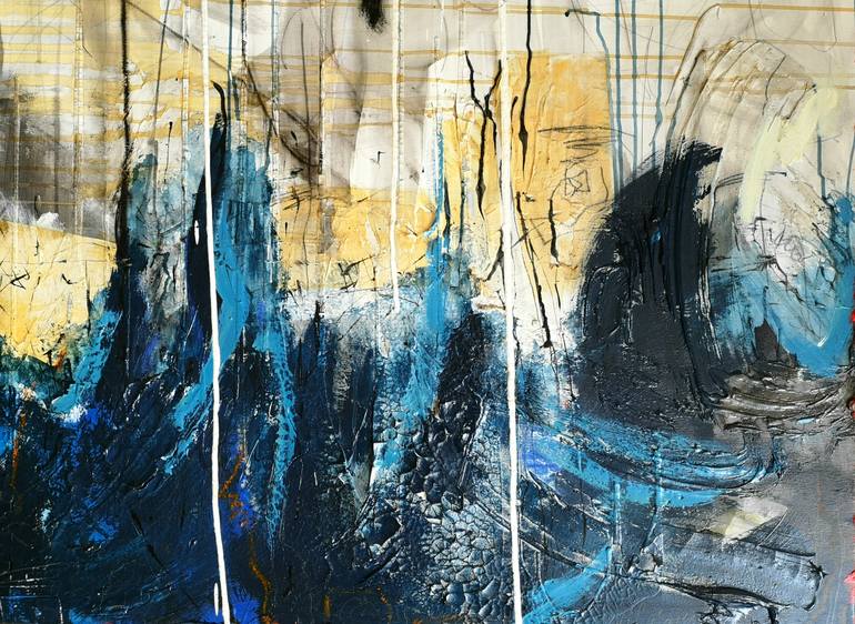 Original Abstract Expressionism Abstract Painting by Ivan Vilim