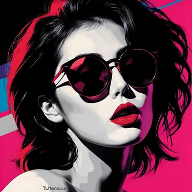 Print of Pop Art Pop Culture/Celebrity Digital by boualam mansour