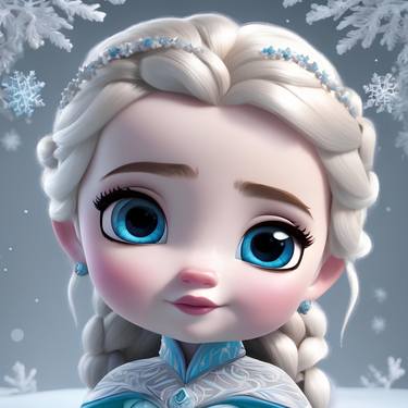 Cute baby Elsa Frozen thumb