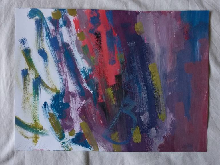 Original Abstract Expressionism Abstract Painting by Noemi Admira Tiba