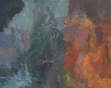 Original Abstract Expressionism Abstract Paintings by Noemi Admira Tiba