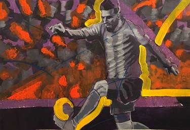 Original Expressionism Sports Paintings by Fernando Rico