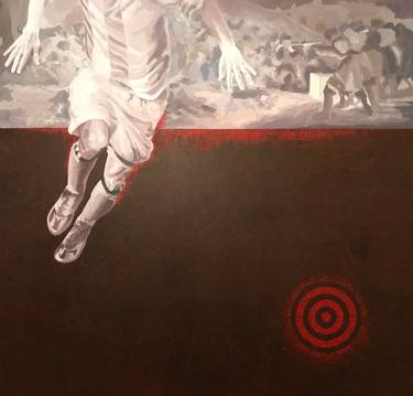 Original Symbolism Sports Painting by Fernando Rico