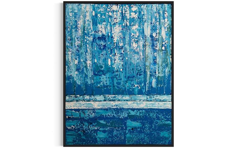 Original Abstract Expressionism Abstract Painting by Bahar Rose