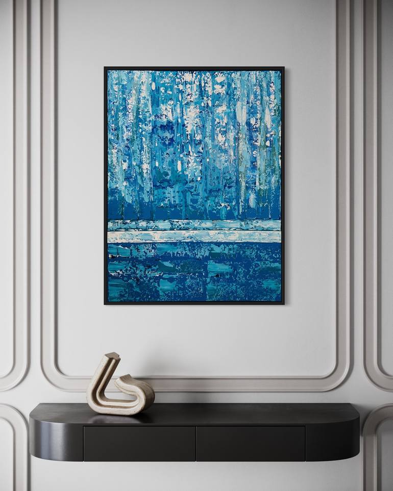 Original Abstract Expressionism Abstract Painting by Bahar Rose