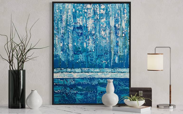 Original Abstract Expressionism Abstract Painting by Bahar Rose